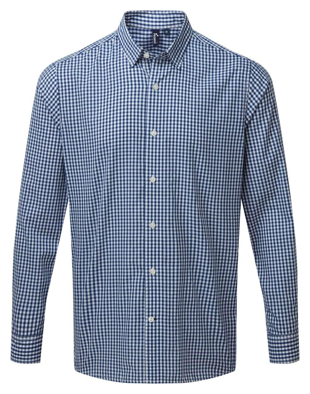 'MAXTON' CHECK MEN'S LONG SLEEVE SHIRT - Image 4