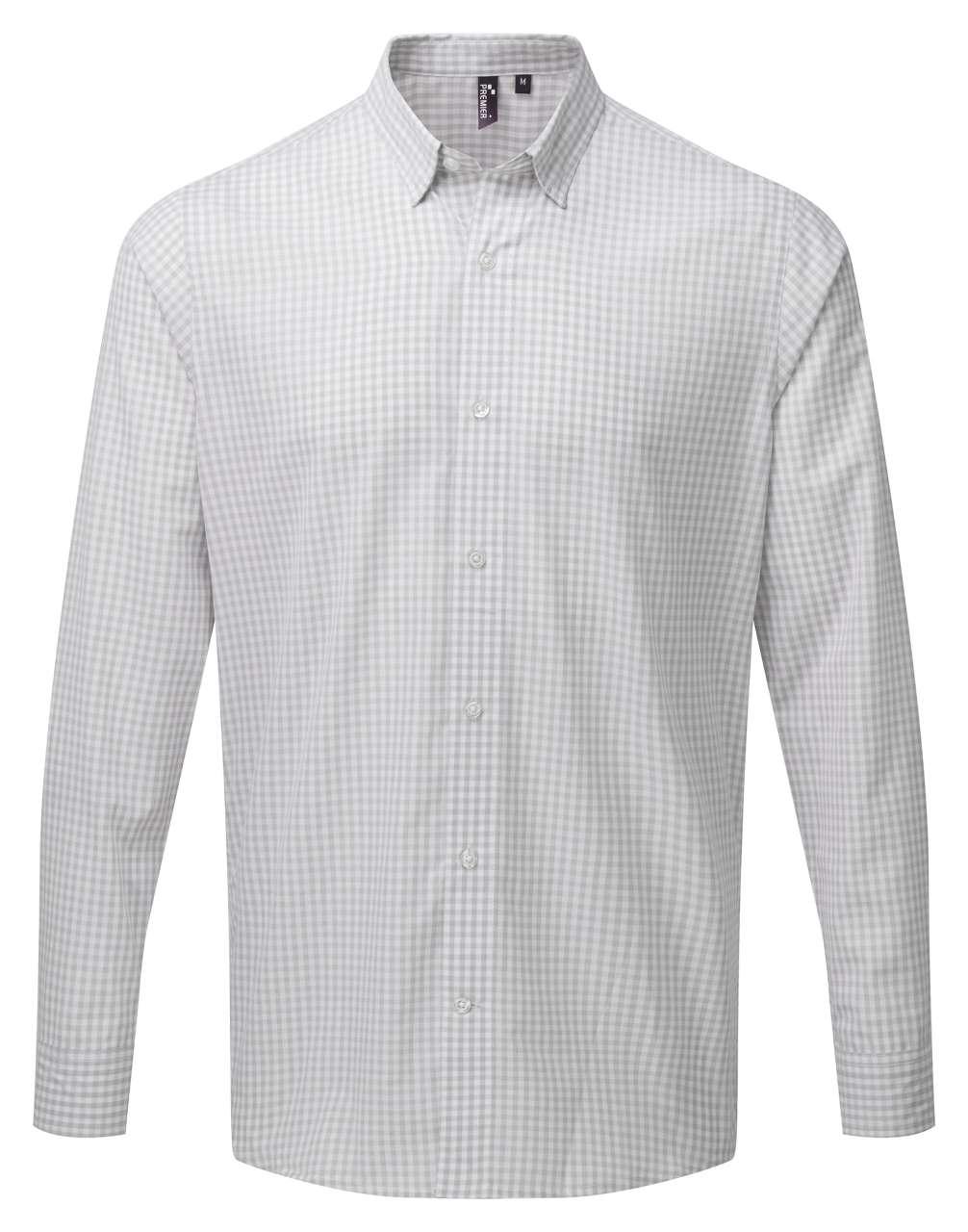 'MAXTON' CHECK MEN'S LONG SLEEVE SHIRT - Image 3