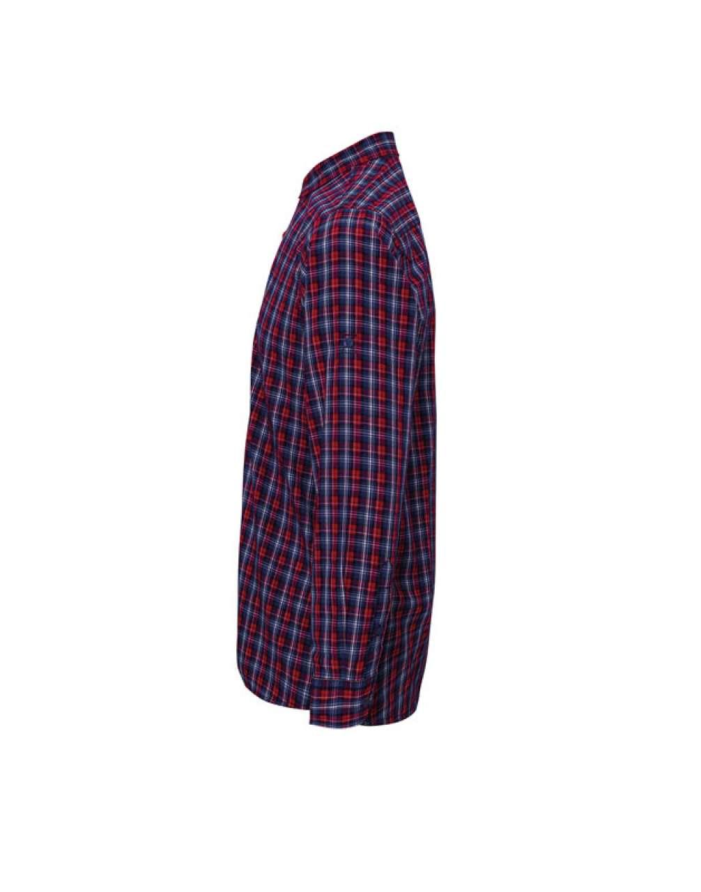 'SIDEHILL' CHECK - MEN'S LONG SLEEVE COTTON SHIRT - Image 4