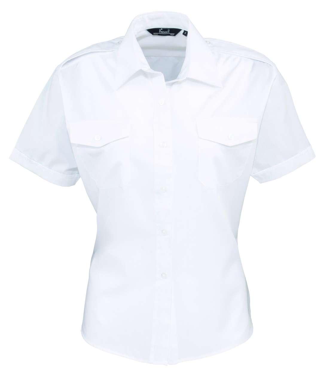 WOMEN'S SHORT SLEEVE PILOT SHIRT - Image 4
