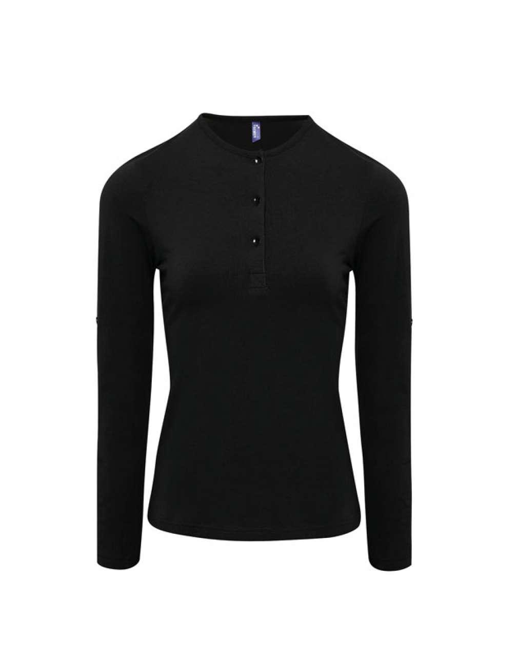 WOMEN'S LONG JOHN ROLL SLEEVE TEE - Image 11