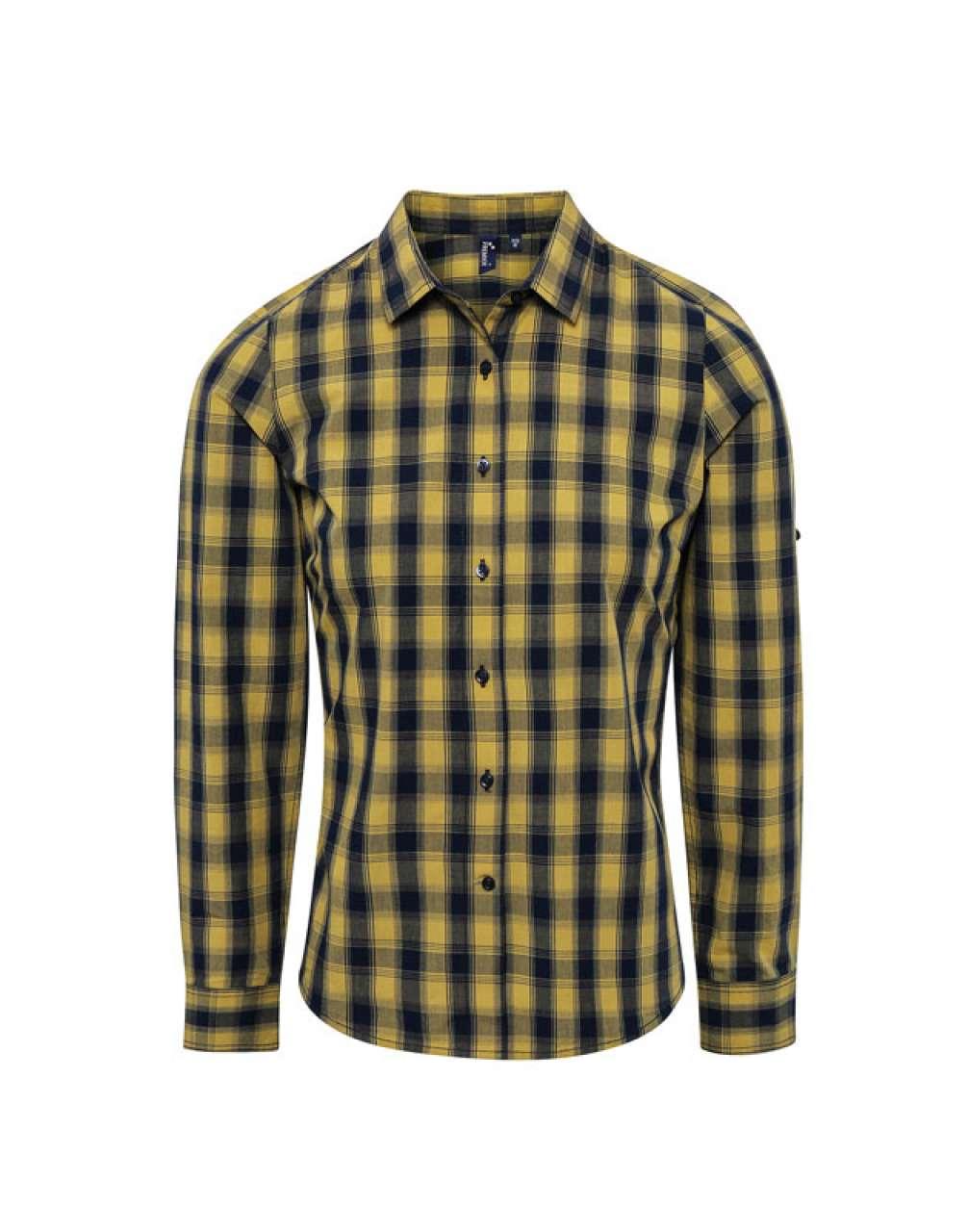 'MULLIGAN' CHECK - WOMEN'S LONG SLEEVE COTTON SHIRT - Image 5