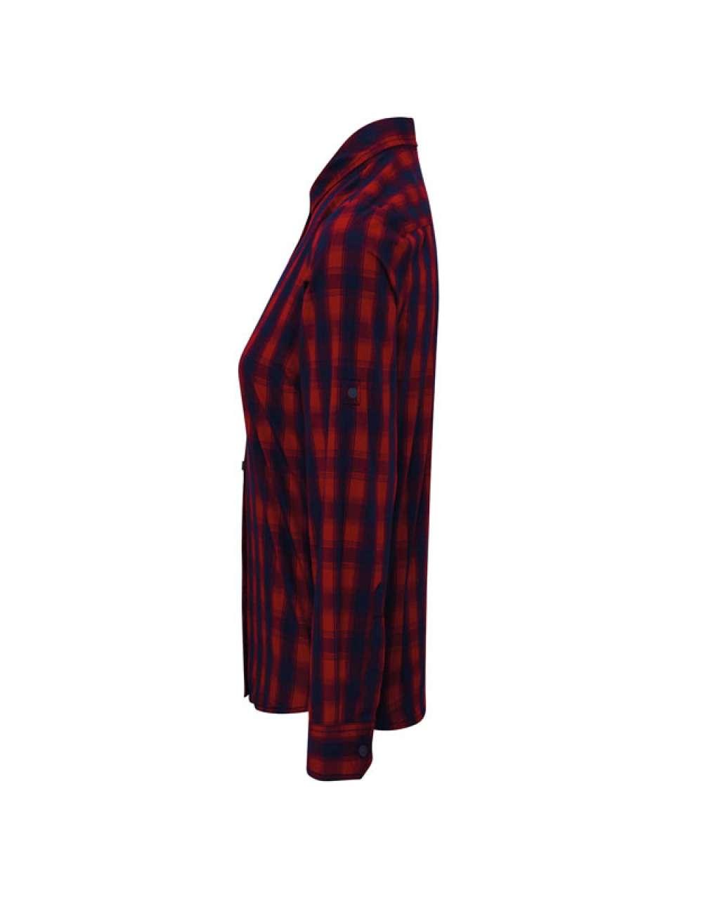 'MULLIGAN' CHECK - WOMEN'S LONG SLEEVE COTTON SHIRT - Image 7