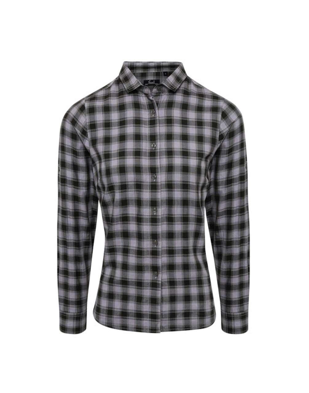'MULLIGAN' CHECK - WOMEN'S LONG SLEEVE COTTON SHIRT
