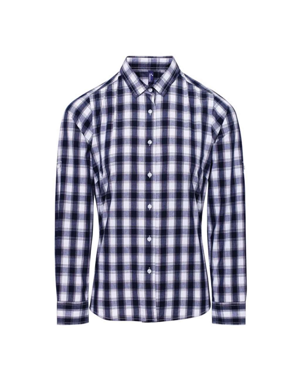 'MULLIGAN' CHECK - WOMEN'S LONG SLEEVE COTTON SHIRT - Image 9