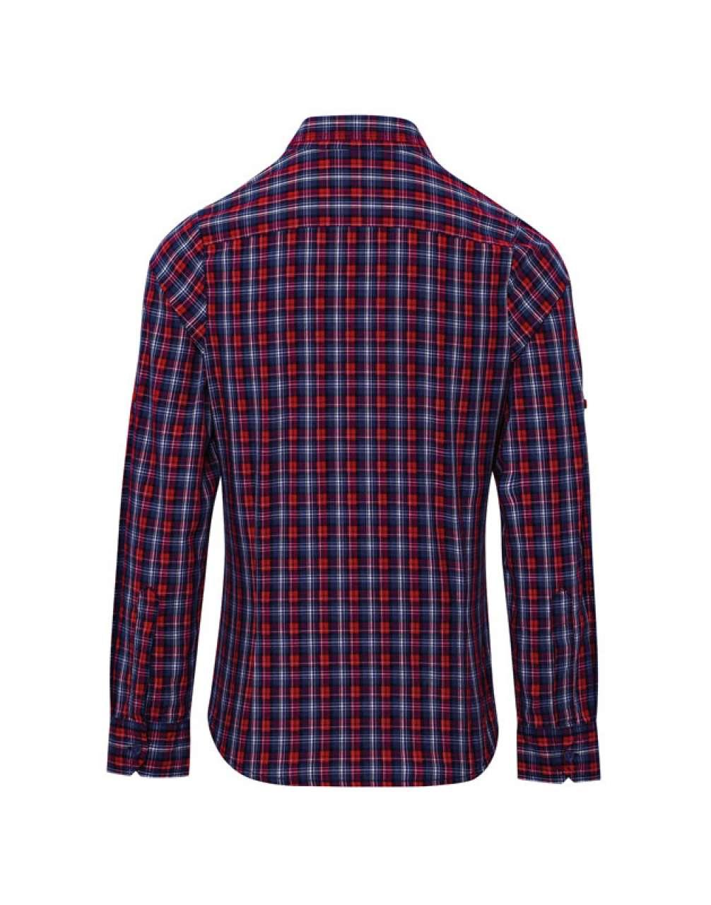 'SIDEHILL' CHECK - WOMEN'S LONG SLEEVE COTTON SHIRT - Image 3