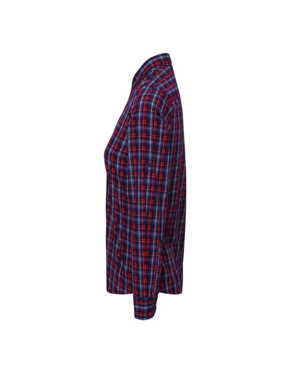 'SIDEHILL' CHECK - WOMEN'S LONG SLEEVE COTTON SHIRT - Image 2