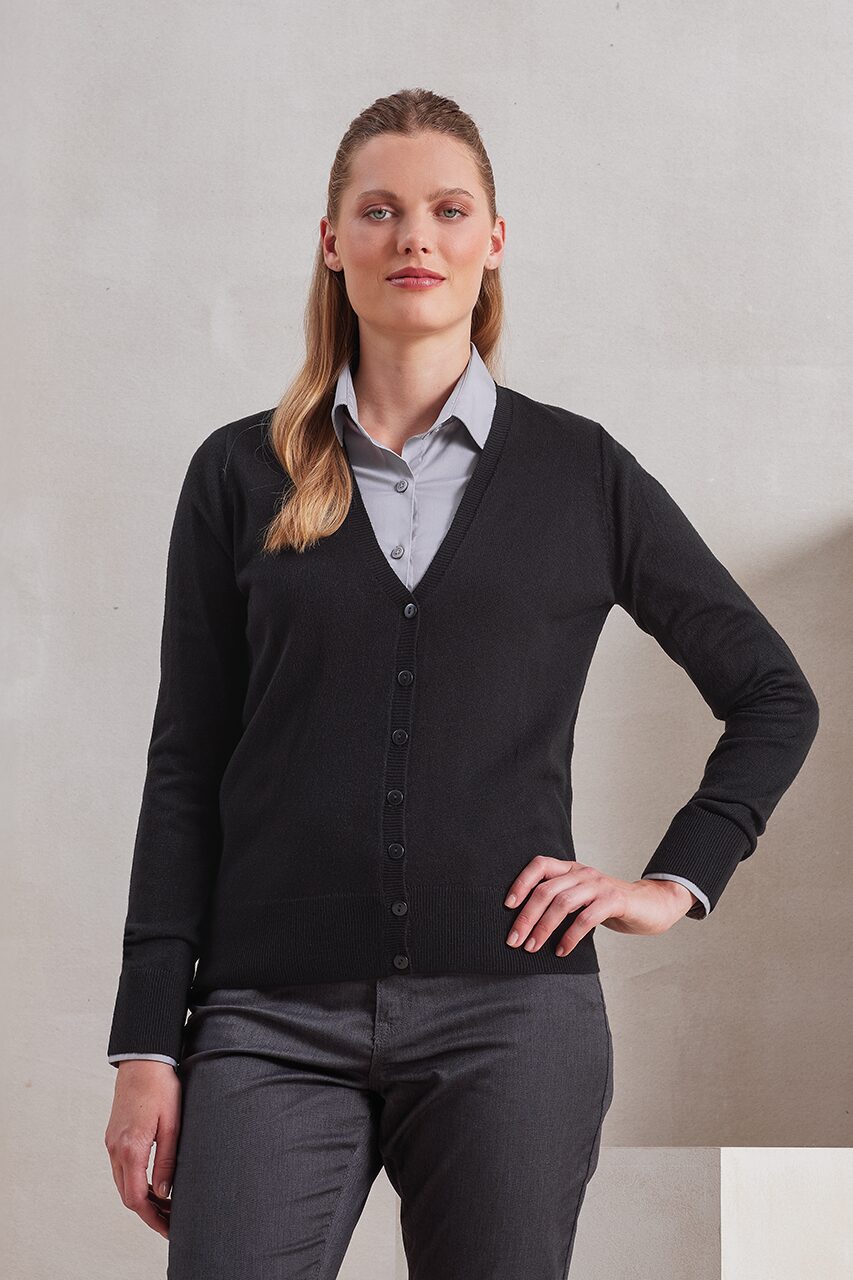 'ESSENTIAL' ACRYLIC WOMEN'S CARDIGAN - Image 7