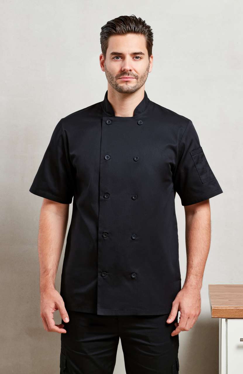 SHORT SLEEVE CHEF'S JACKET - Image 3
