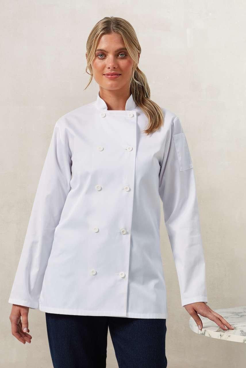LADIES’ LONG SLEEVE CHEF’S JACKET