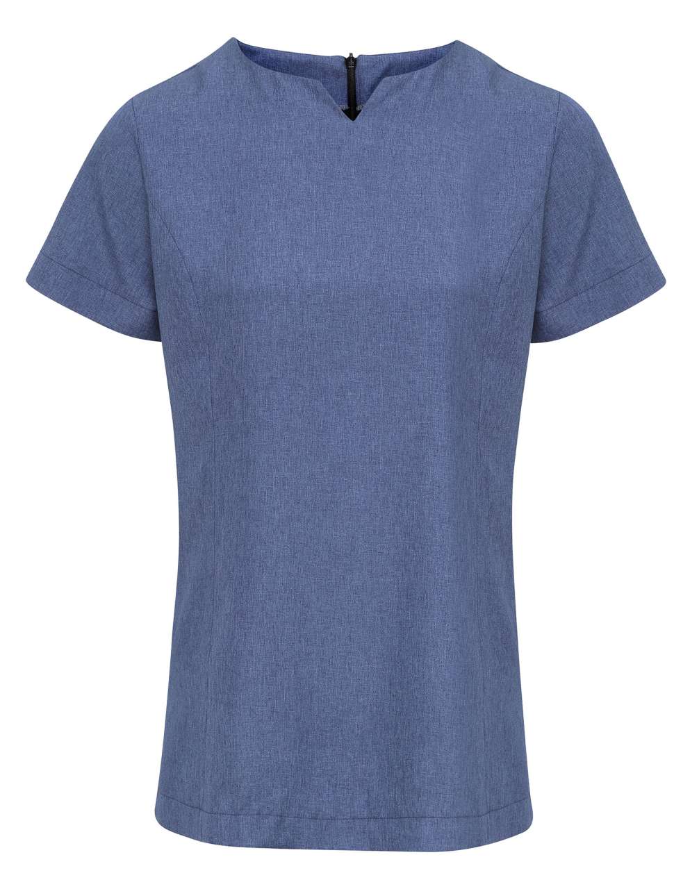 ‘VIOLA' LINEN-LOOK CUT NECK BEAUTY TUNIC - Image 3