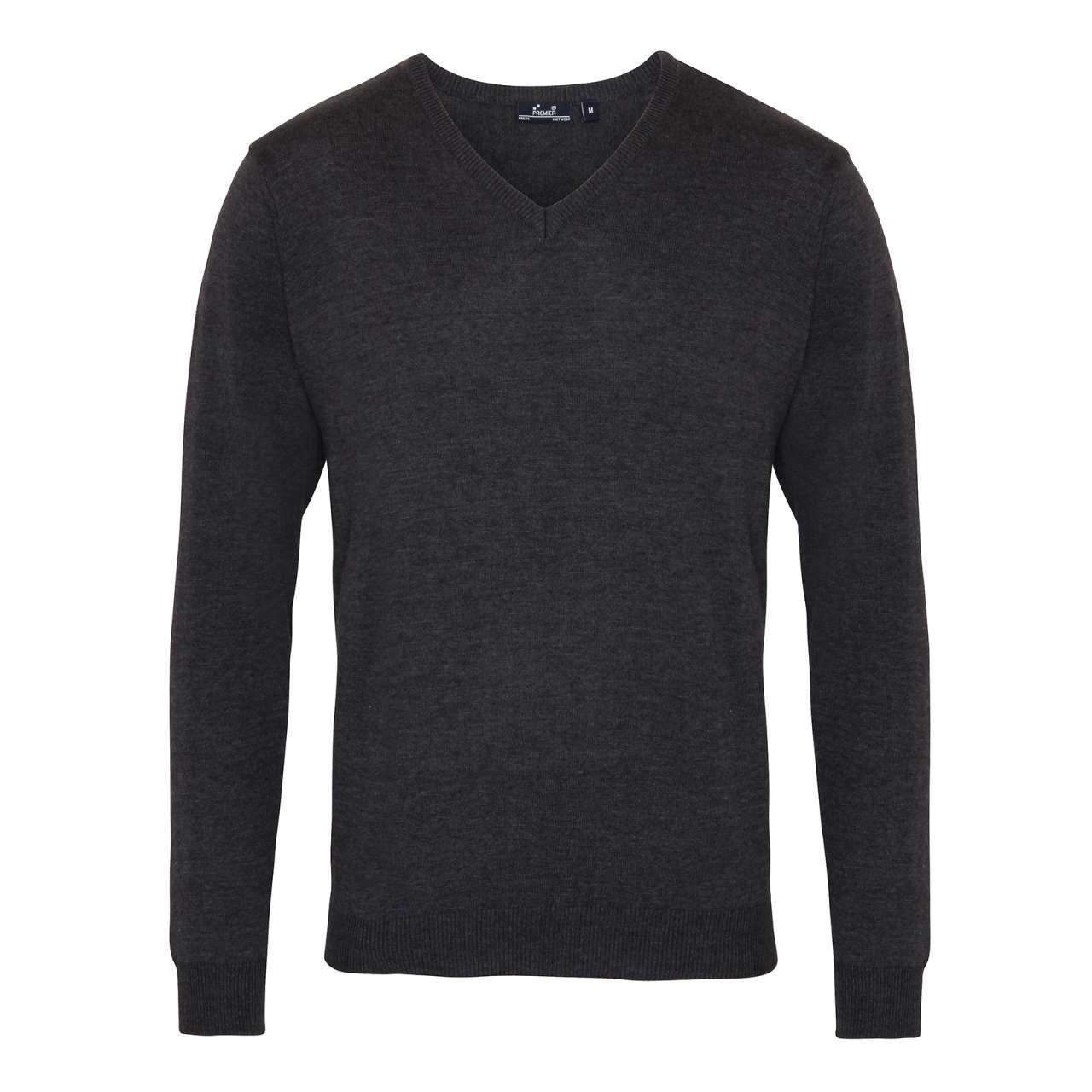 MEN'S KNITTED V-NECK SWEATER - Image 2