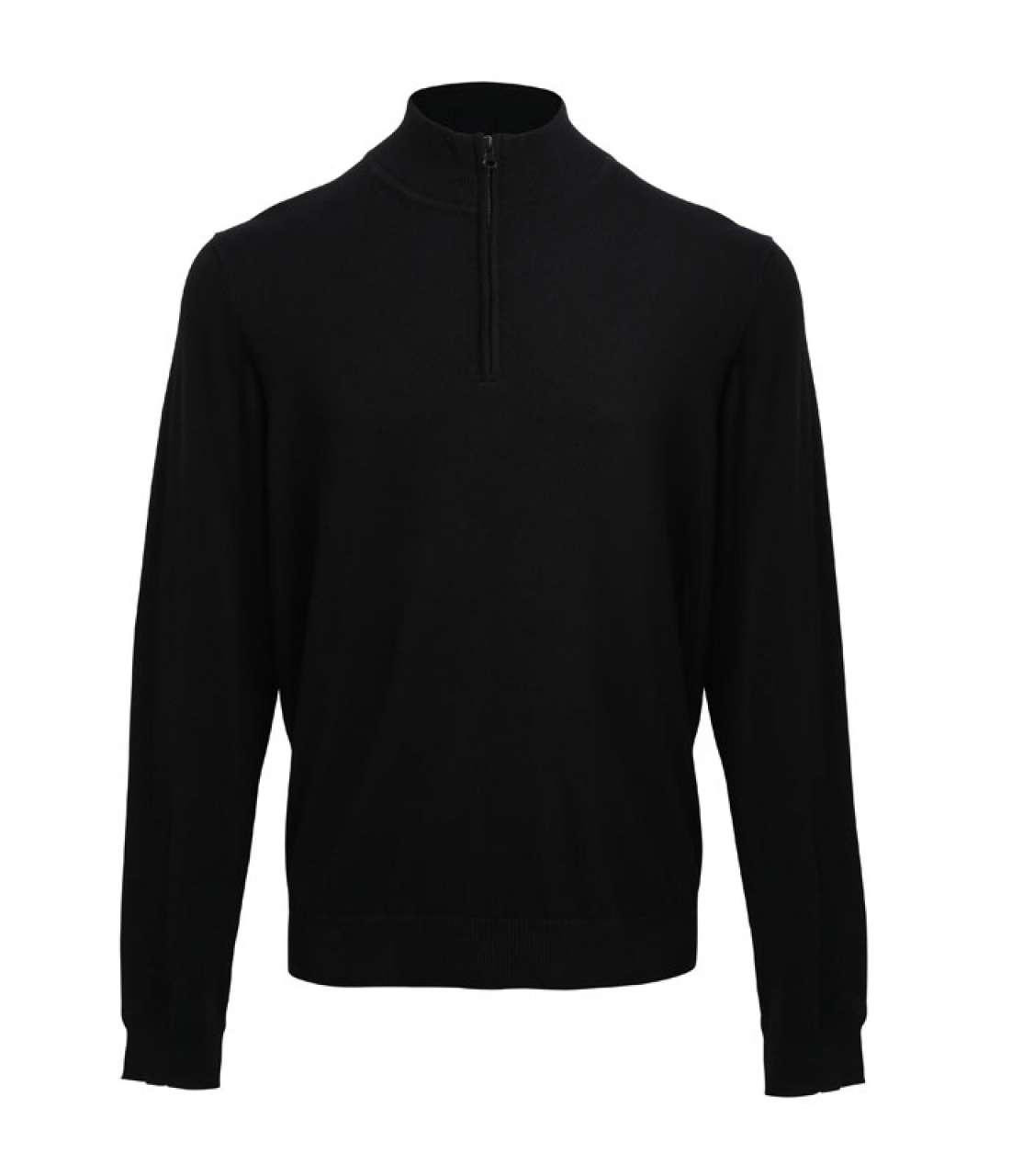 MEN'S QUARTER-ZIP KNITTED SWEATER - Image 5