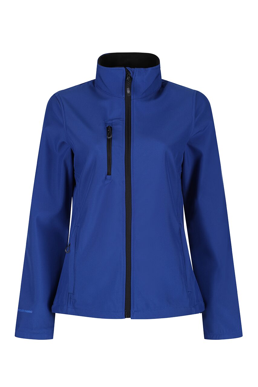 WOMEN'S HONESTLY MADE RECYCLED PRINTABLE SOFTSHELL JACKET - Image 5