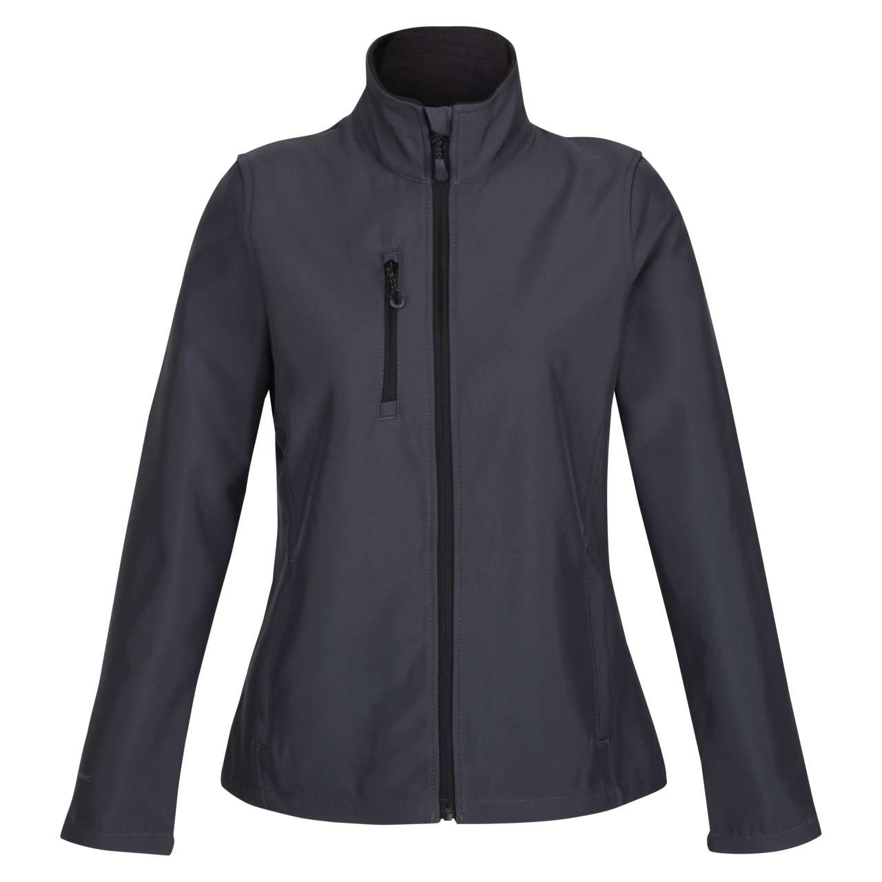 WOMEN'S HONESTLY MADE RECYCLED PRINTABLE SOFTSHELL JACKET - Image 2