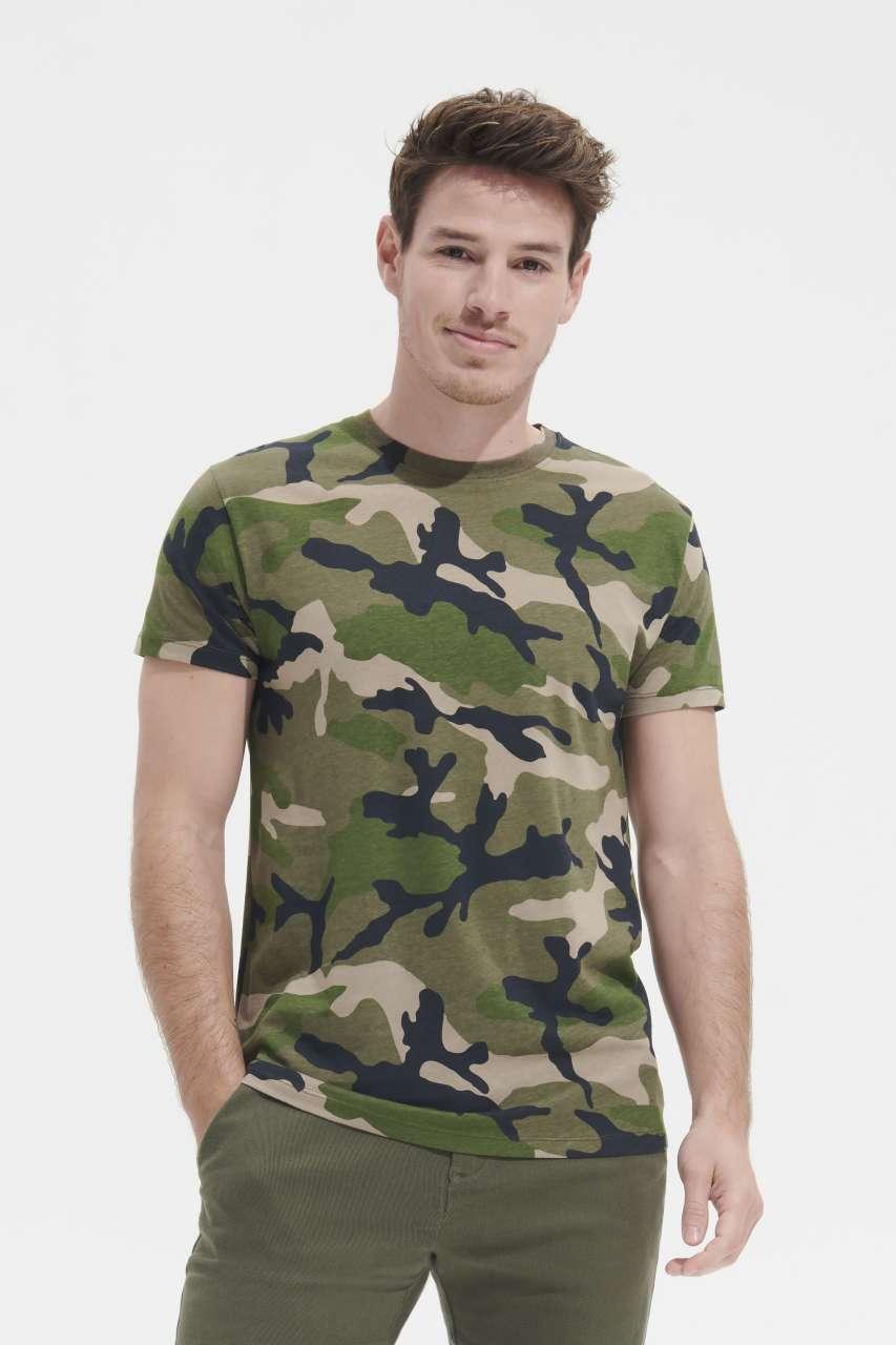 SOL'S CAMO MEN - ROUND COLLAR T-SHIRT - Image 4