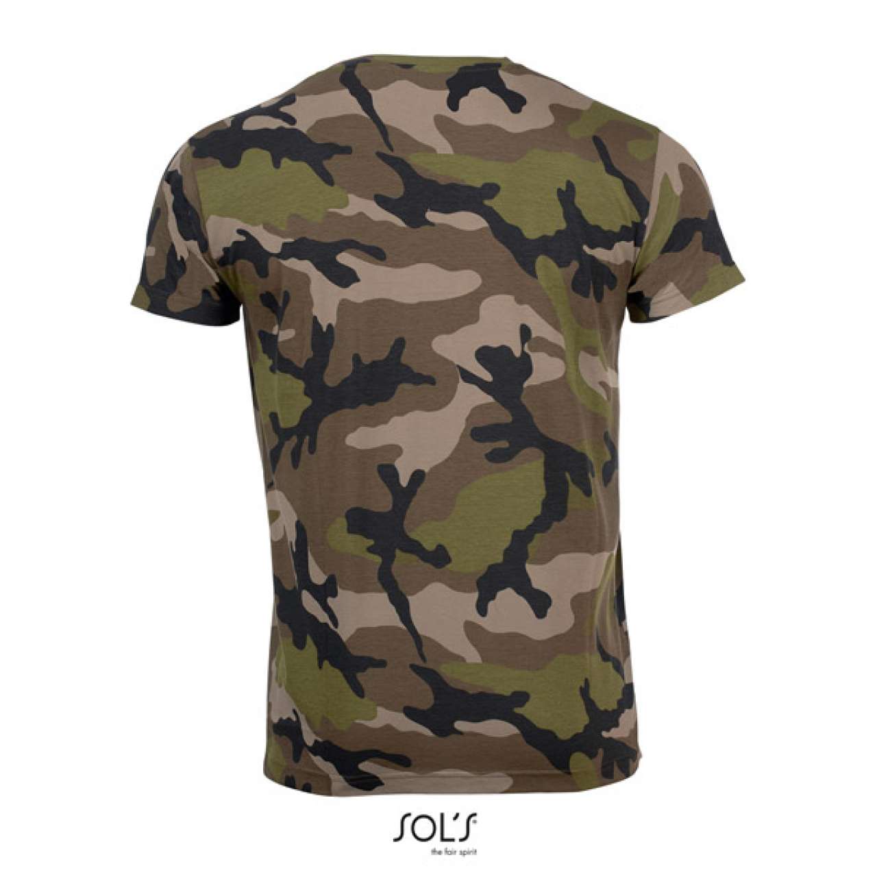 SOL'S CAMO MEN - ROUND COLLAR T-SHIRT - Image 3