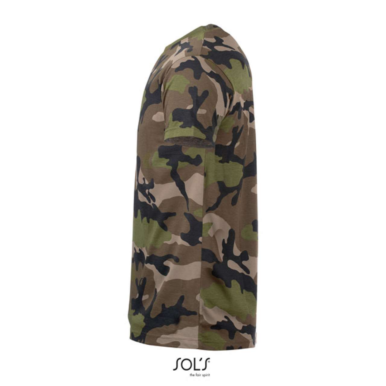 SOL'S CAMO MEN - ROUND COLLAR T-SHIRT - Image 2