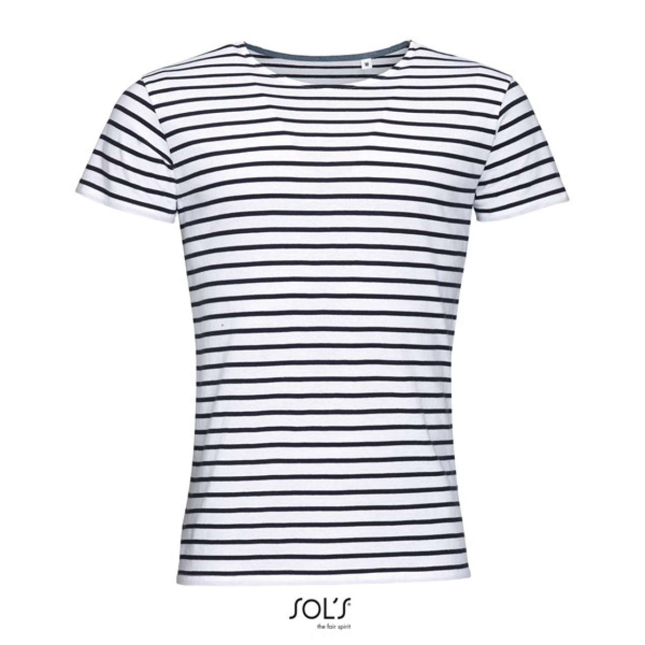 SOL'S MILES MEN - ROUND NECK STRIPED T-SHIRT - Image 5