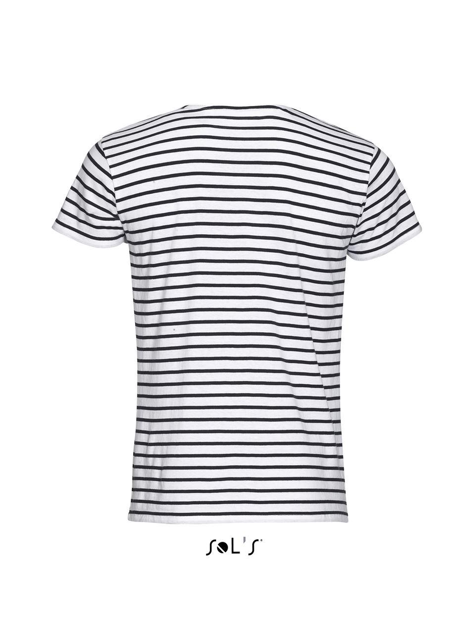 SOL'S MILES MEN - ROUND NECK STRIPED T-SHIRT - Image 3