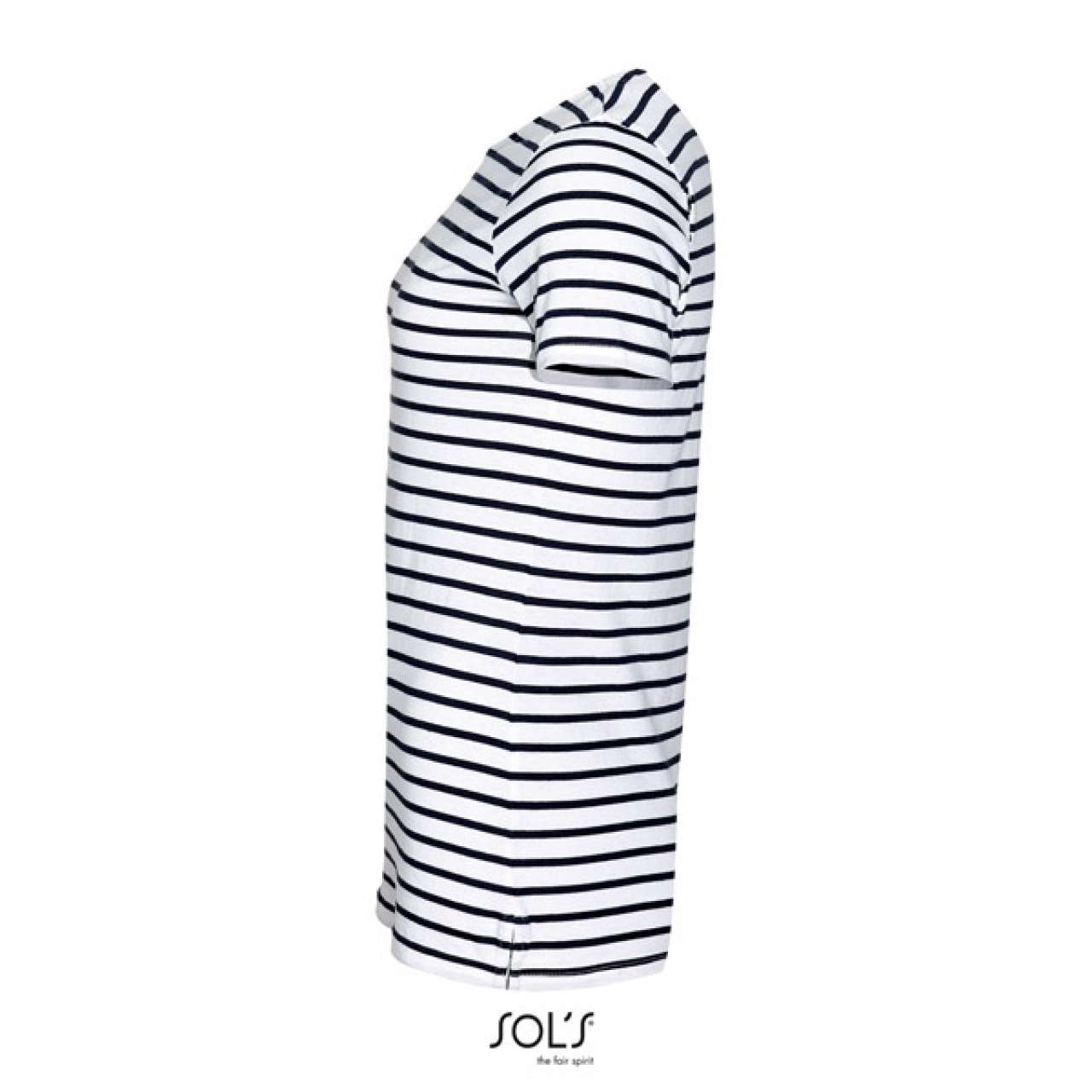 SOL'S MILES WOMEN - ROUND NECK STRIPED T-SHIRT - Image 6