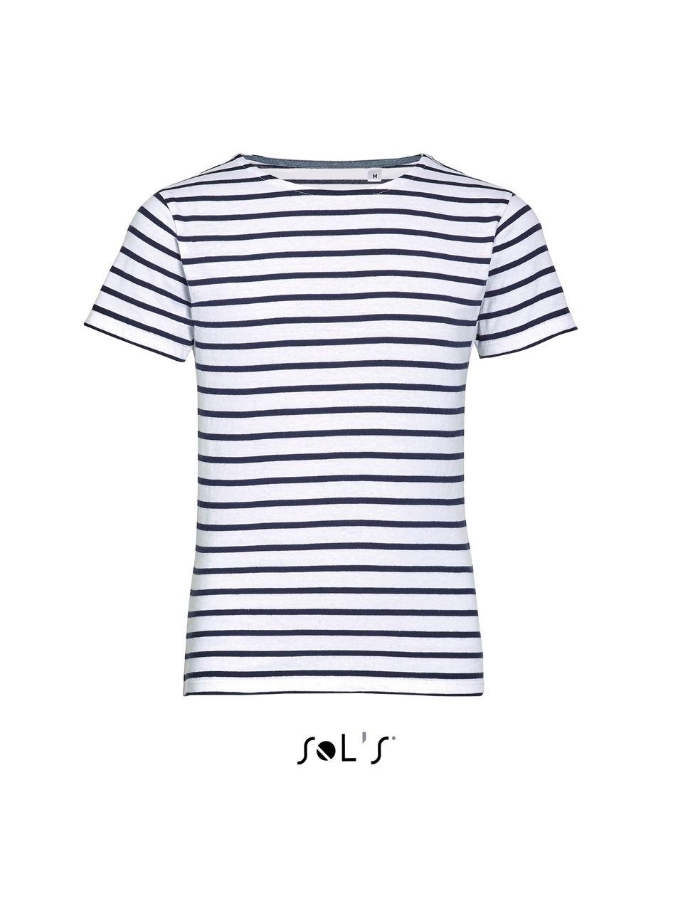 SOL'S MILES KIDS - ROUND NECK STRIPED T-SHIRT - Image 5