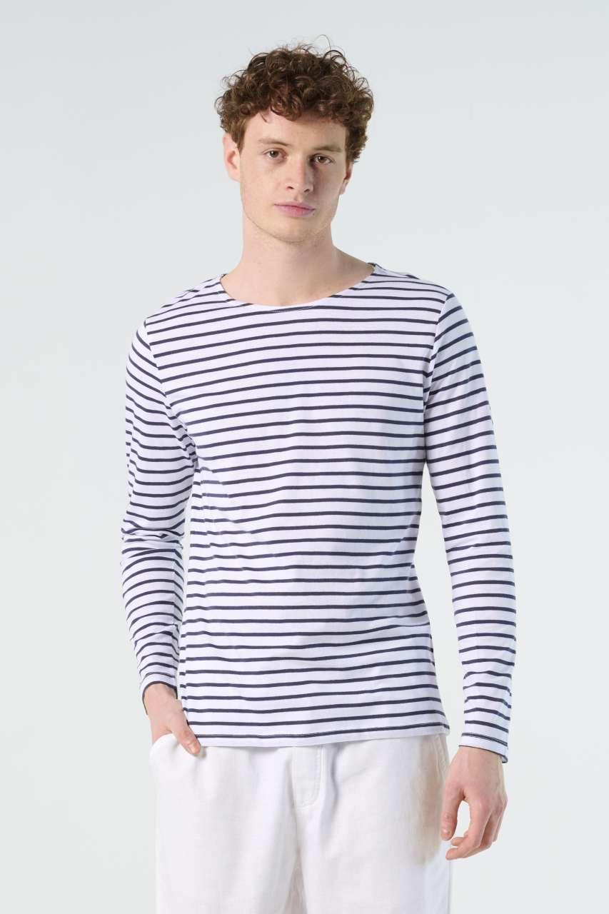 SOL'S MARINE MEN - LONG SLEEVE STRIPED T-SHIRT - Image 3