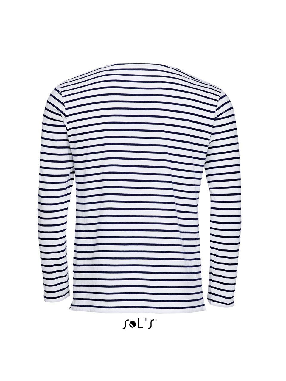 SOL'S MARINE MEN - LONG SLEEVE STRIPED T-SHIRT - Image 6