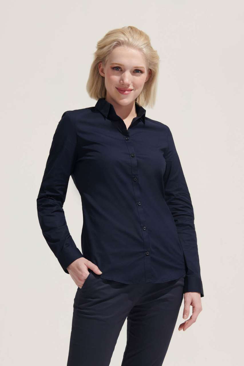 SOL'S BLAKE WOMEN - LONG SLEEVE STRETCH SHIRT - Image 8