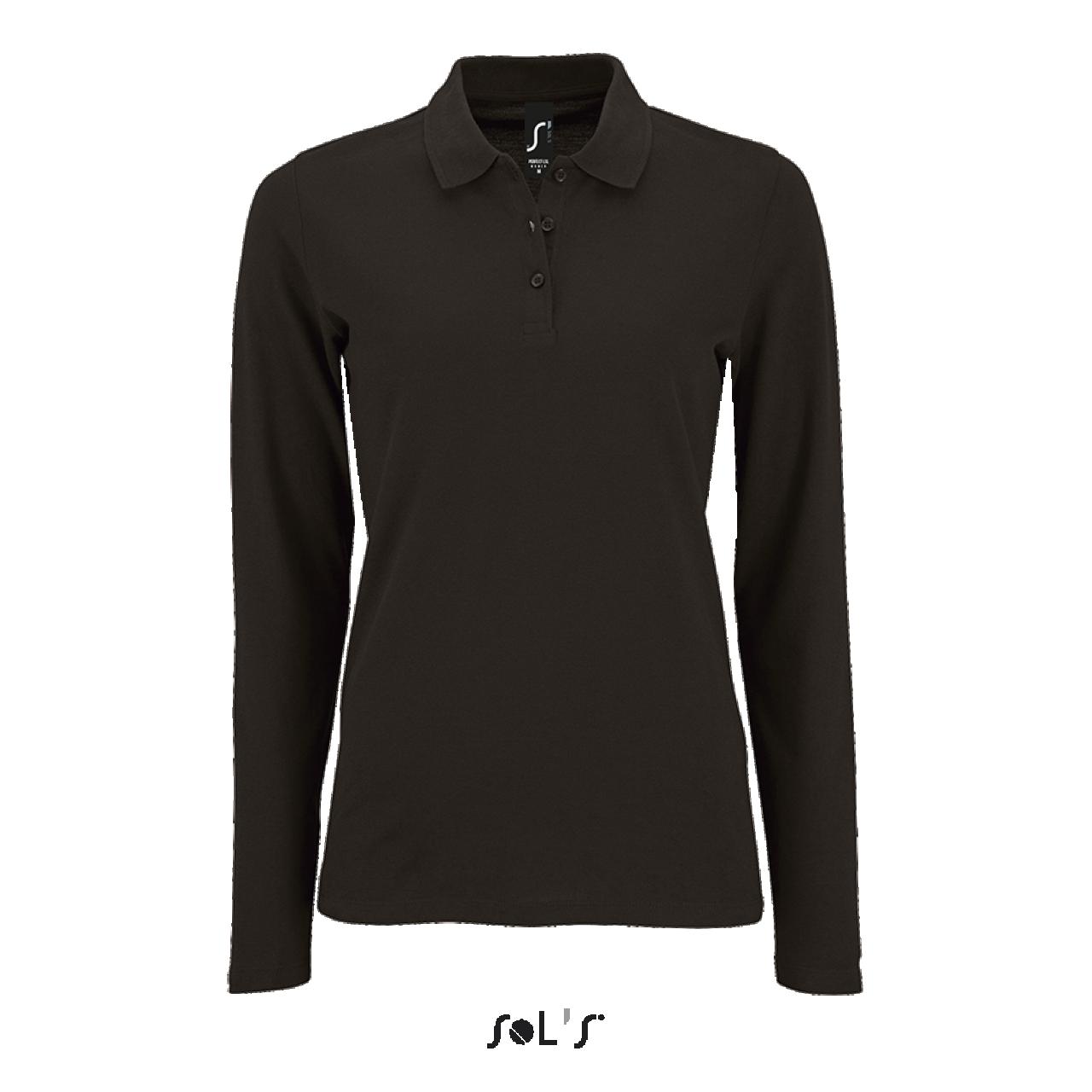SOL'S PERFECT LSL WOMEN - LONG-SLEEVE PIQUÉ POLO SHIRT - Image 3