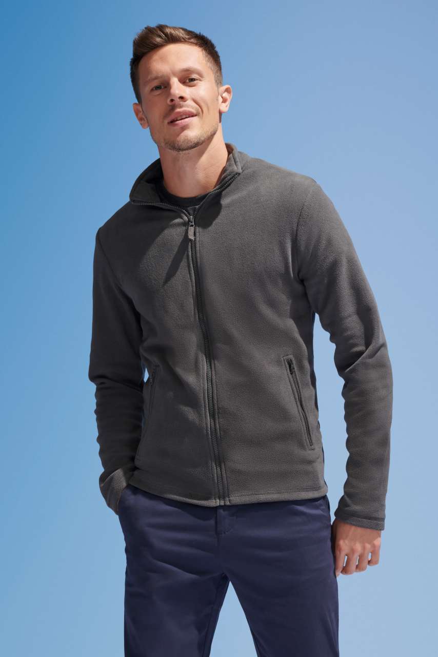 SOL'S NORMAN MEN - PLAIN FLEECE JACKET - Image 8