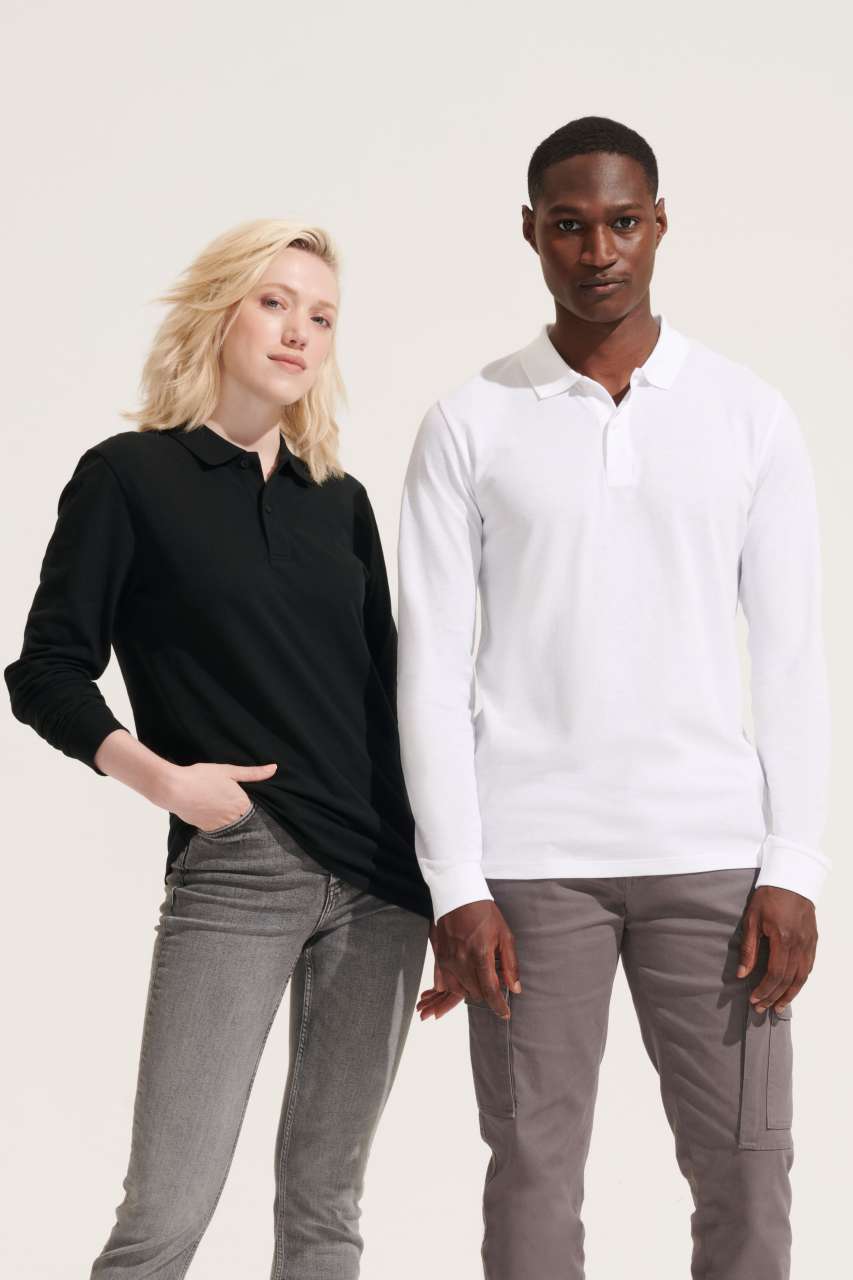 SOL'S PLANET LSL - UNISEX LONG SLEEVE POLO SHIRT - Image 5