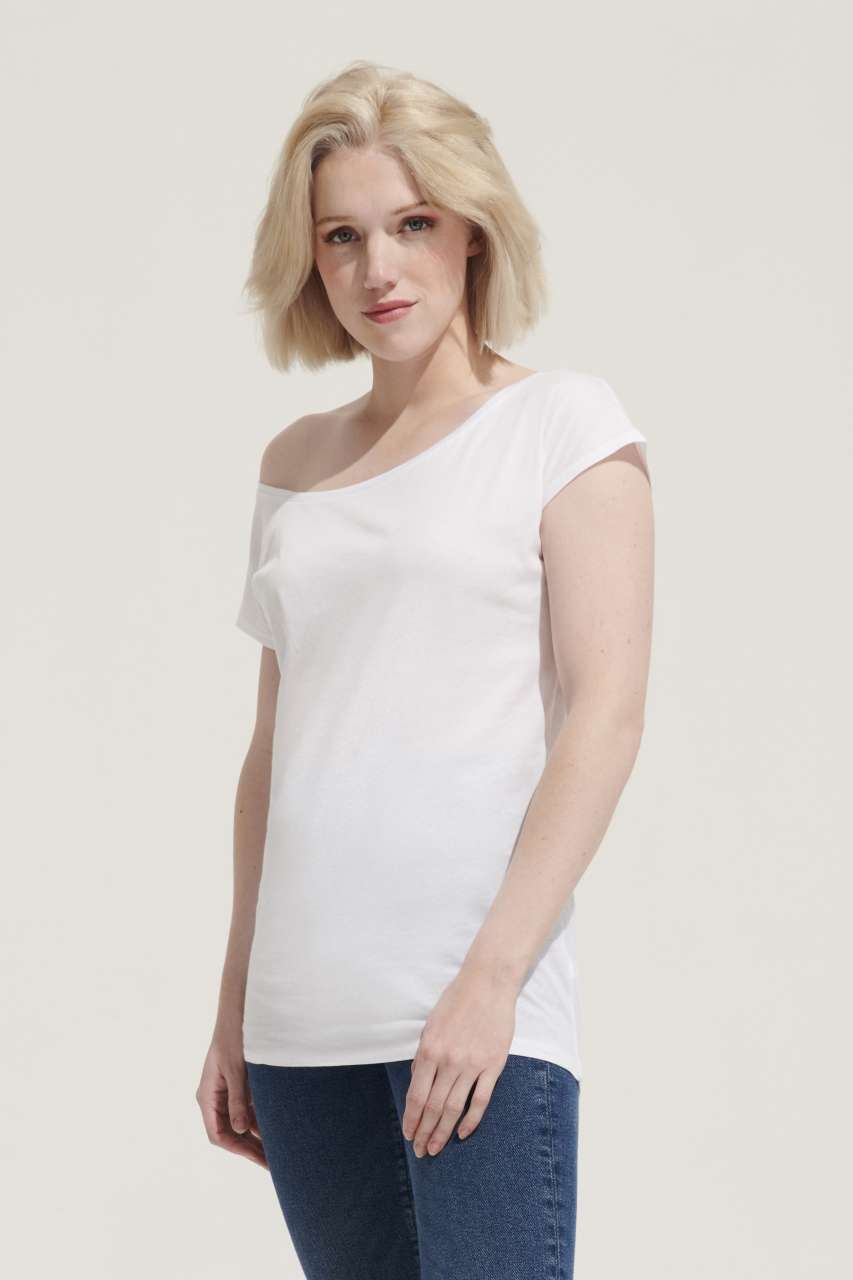 SOL'S MARYLIN - WOMEN’S SHORT SLEEVE LONG KIMONO T-SHIRT - Image 3