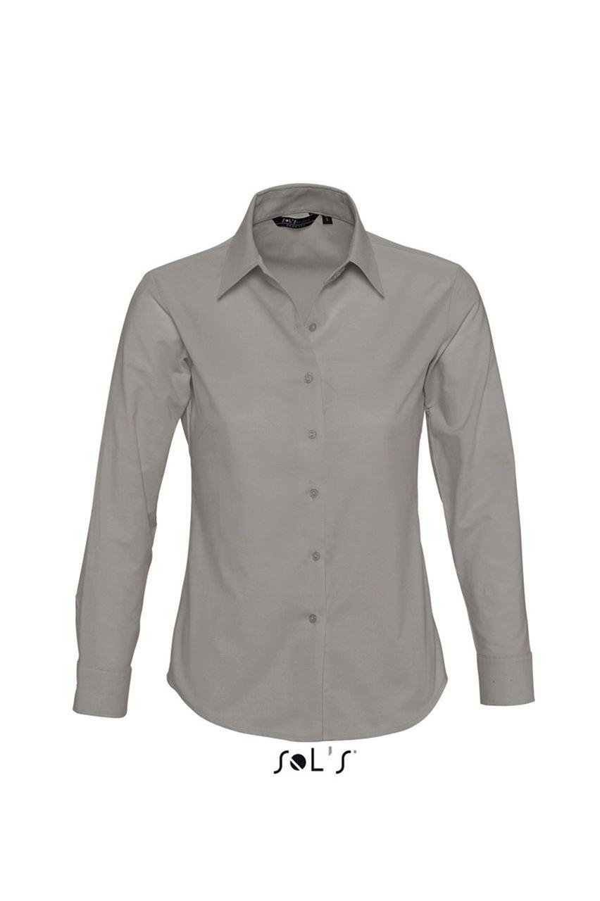 SOL'S EMBASSY - LONG SLEEVE OXFORD WOMEN'S SHIRT - Image 4
