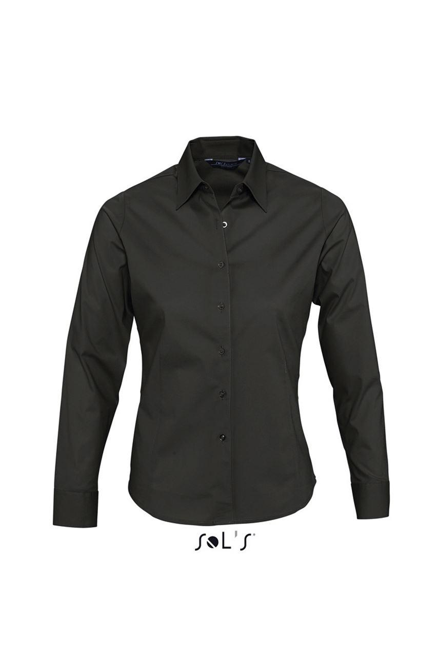 SOL'S EDEN - LONG SLEEVE STRETCH WOMEN'S SHIRT - Image 14