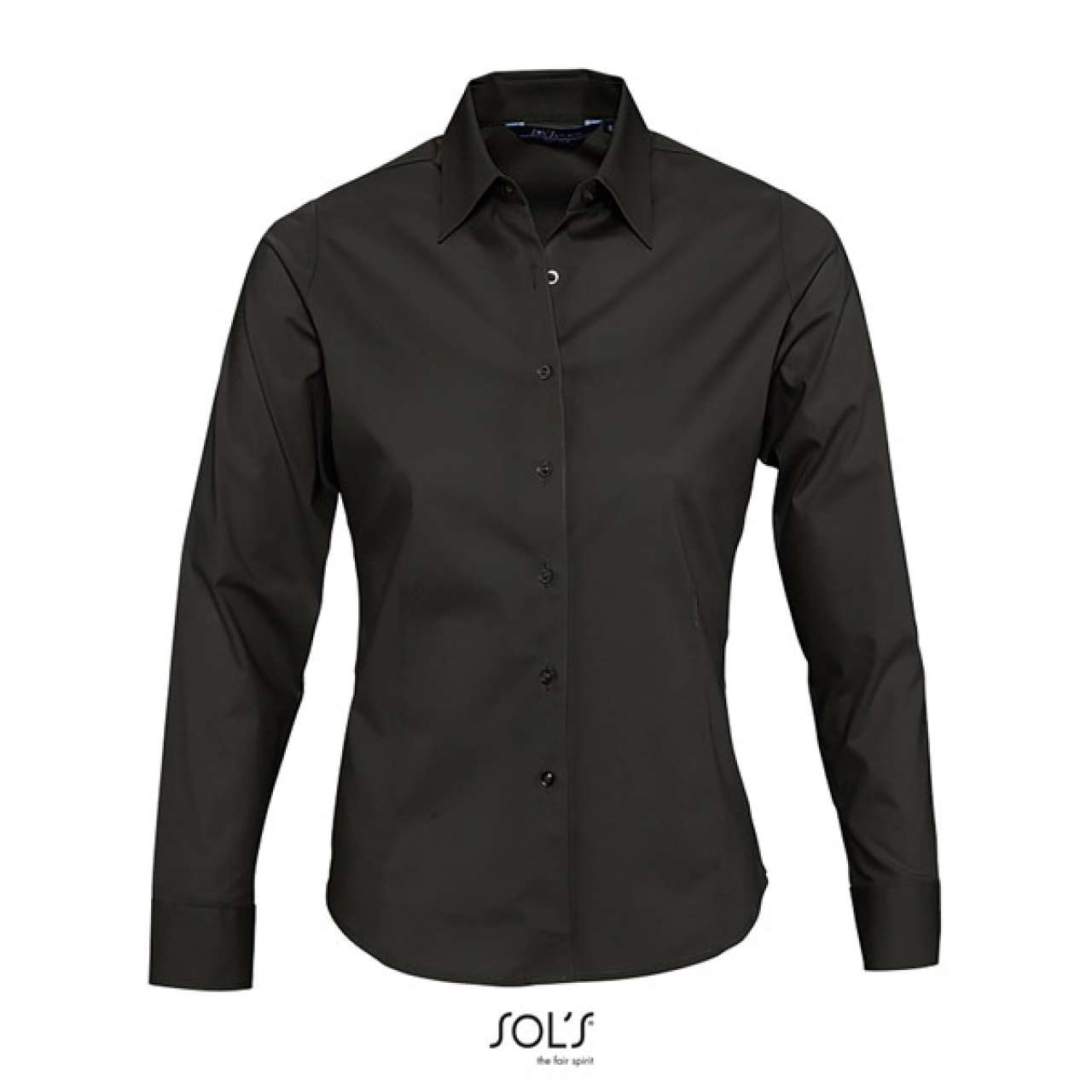 SOL'S EDEN - LONG SLEEVE STRETCH WOMEN'S SHIRT - Image 3