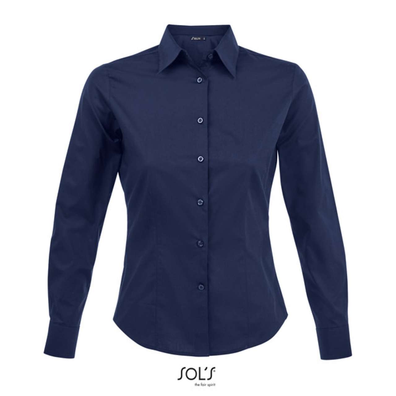 SOL'S EDEN - LONG SLEEVE STRETCH WOMEN'S SHIRT - Image 4
