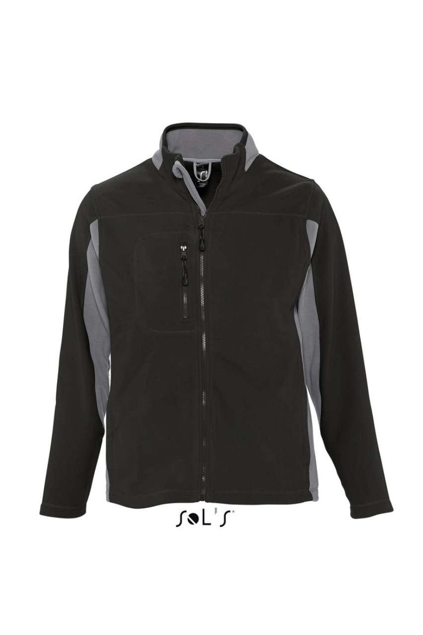 SOL'S NORDIC - MEN’S TWO-COLOUR ZIPPED FLEECE JACKET - Image 5