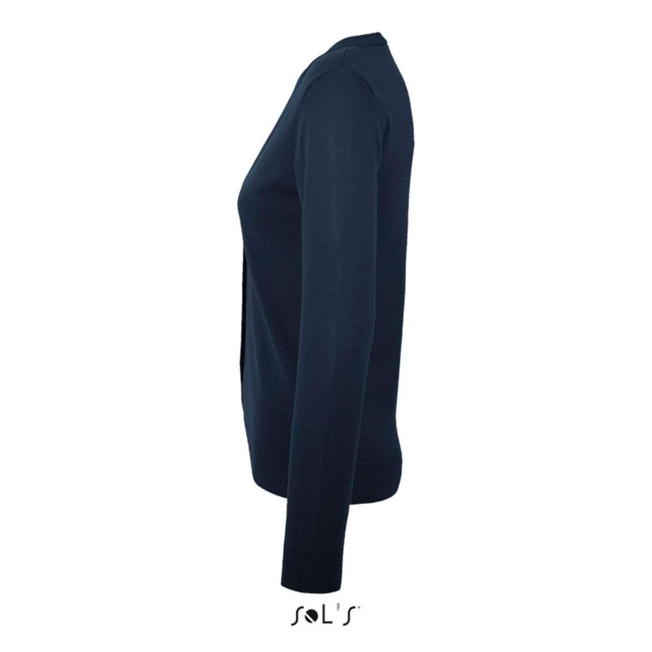 SOL'S GOLDEN WOMEN - V-NECK KNITTED CARDIGAN