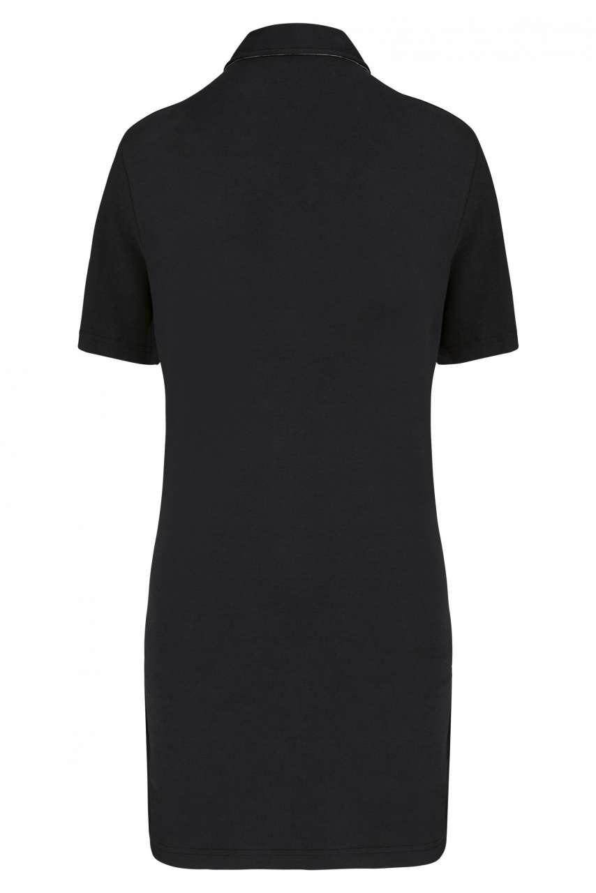 LADIES’ SHORT-SLEEVED LONGLINE POLO SHIRT - Image 8