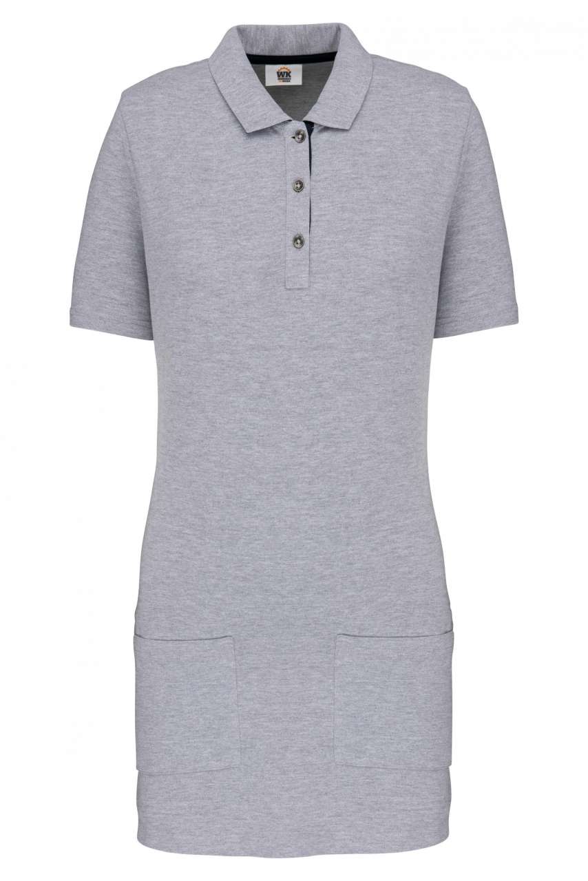 LADIES’ SHORT-SLEEVED LONGLINE POLO SHIRT - Image 7