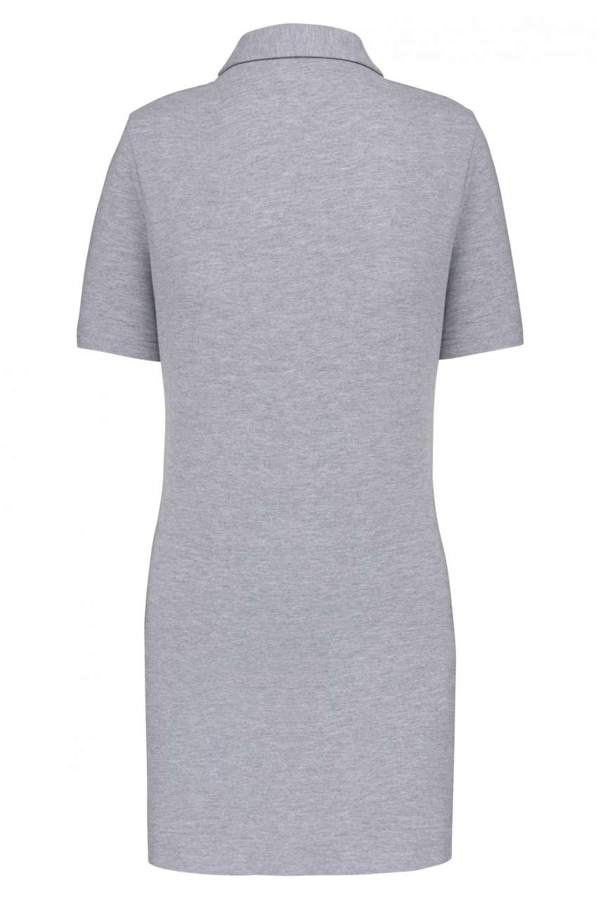 LADIES’ SHORT-SLEEVED LONGLINE POLO SHIRT - Image 5