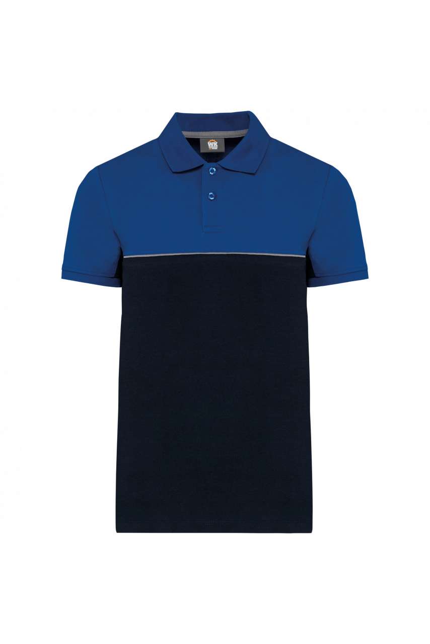 UNISEX ECO-FRIENDLY TWO-TONE SHORT SLEEVE POLO SHIRT - Image 5
