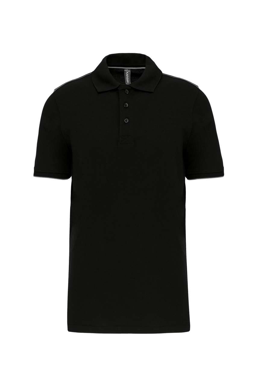 MEN'S SHORT-SLEEVED CONTRASTING DAYTODAY POLO SHIRT - Image 4