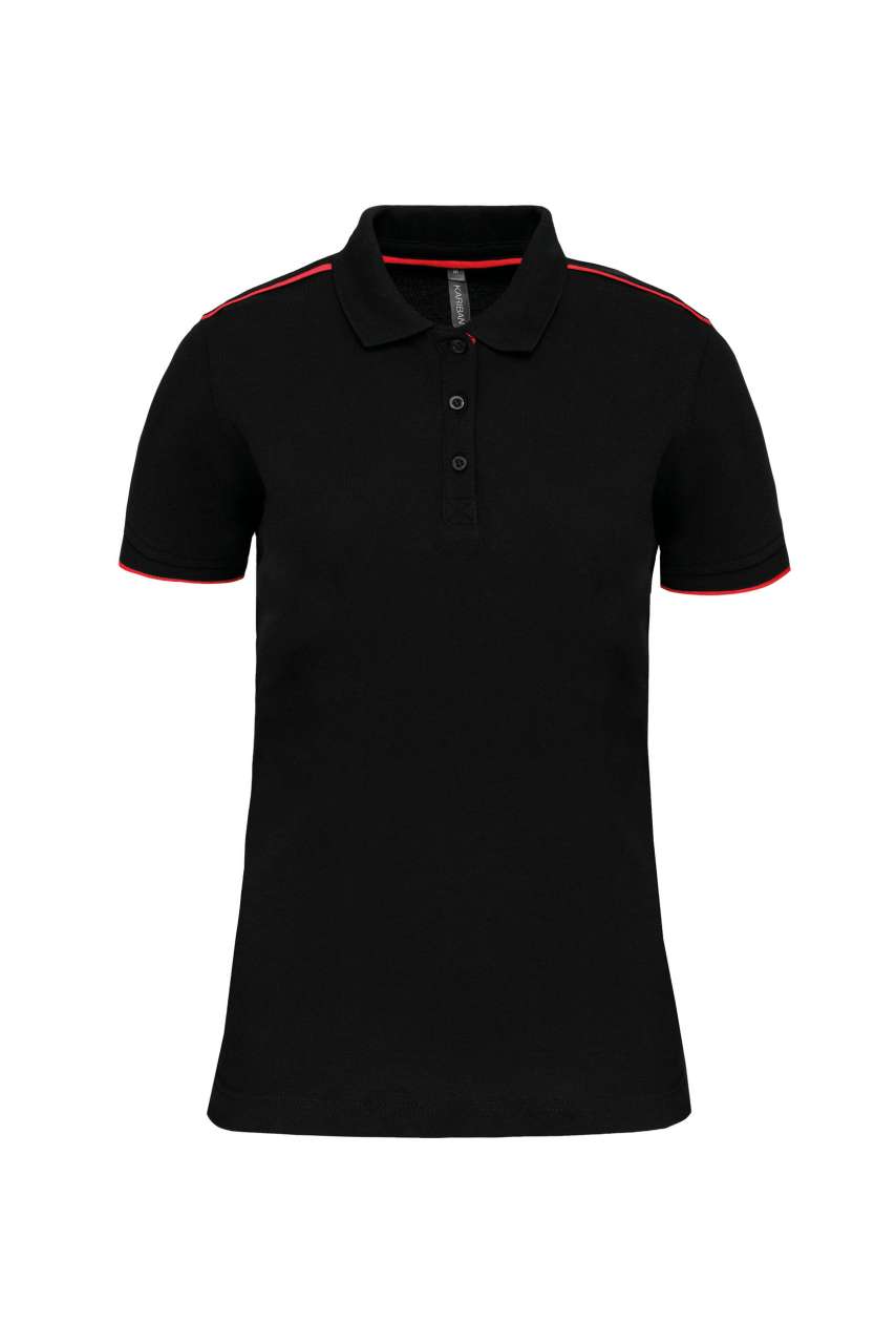 LADIES' SHORT-SLEEVED CONTRASTING DAYTODAY POLO SHIRT - Image 8