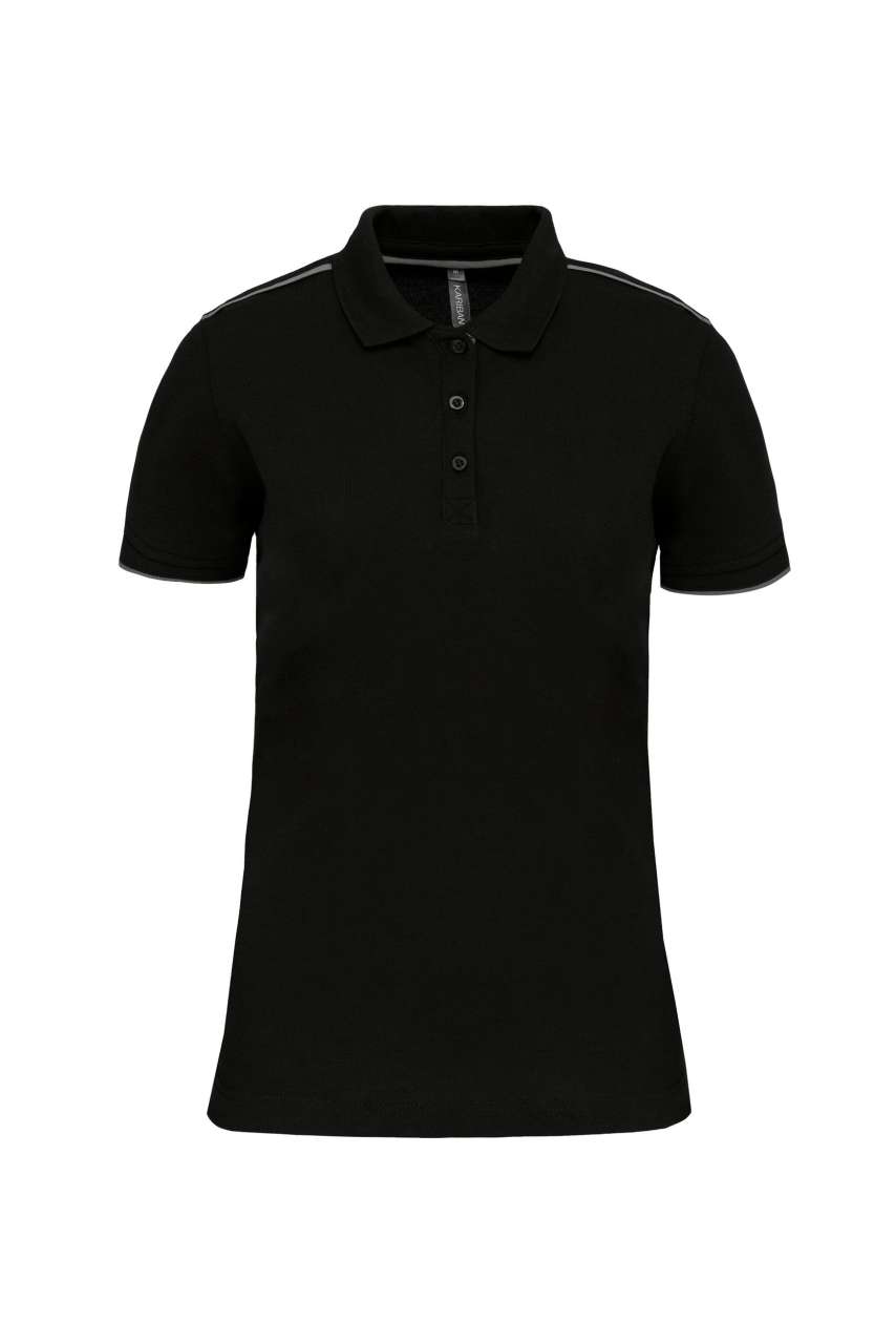 LADIES' SHORT-SLEEVED CONTRASTING DAYTODAY POLO SHIRT - Image 4