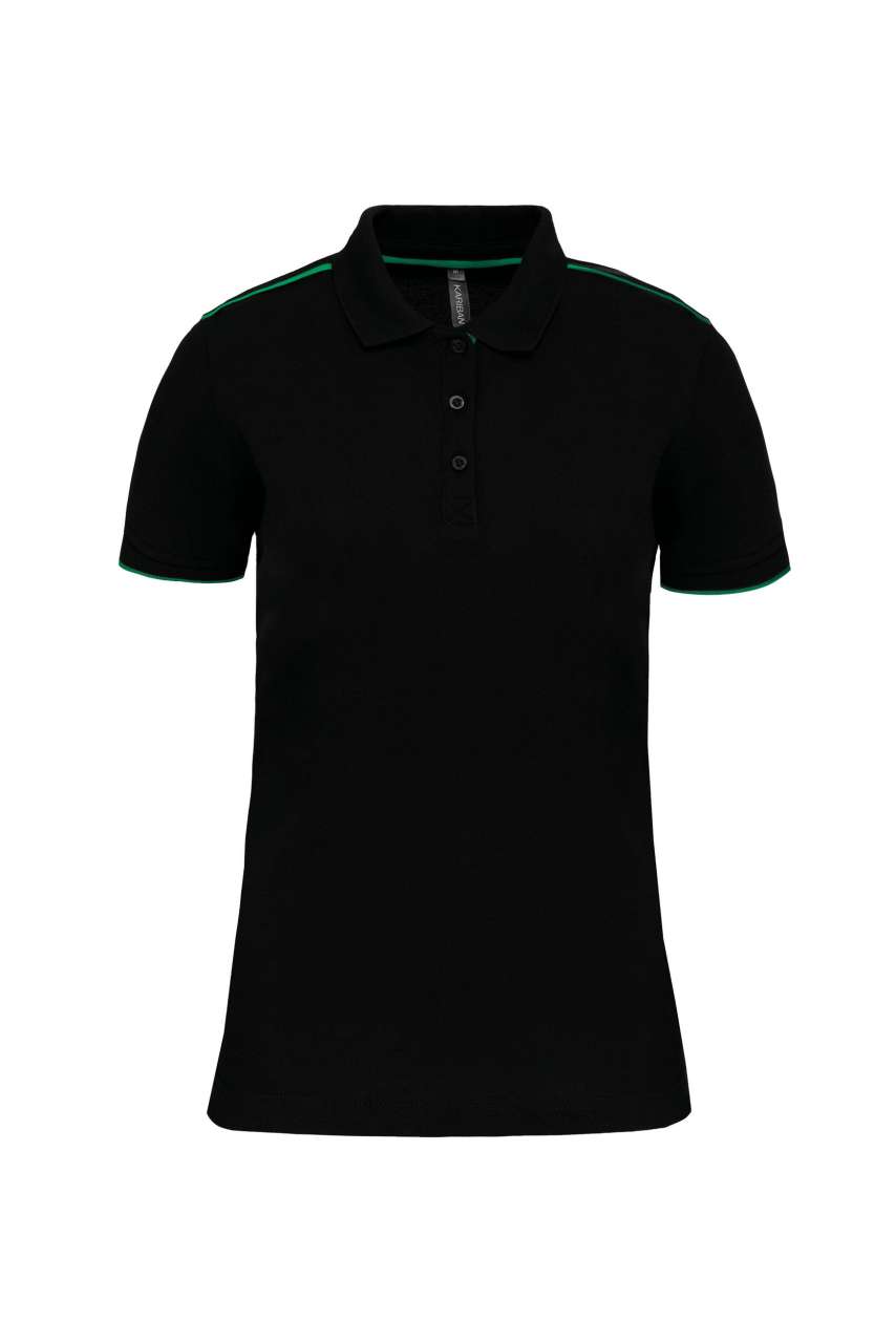 LADIES' SHORT-SLEEVED CONTRASTING DAYTODAY POLO SHIRT - Image 7