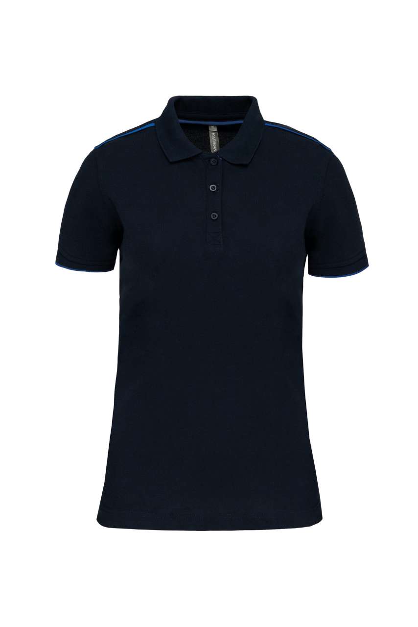 LADIES' SHORT-SLEEVED CONTRASTING DAYTODAY POLO SHIRT - Image 6