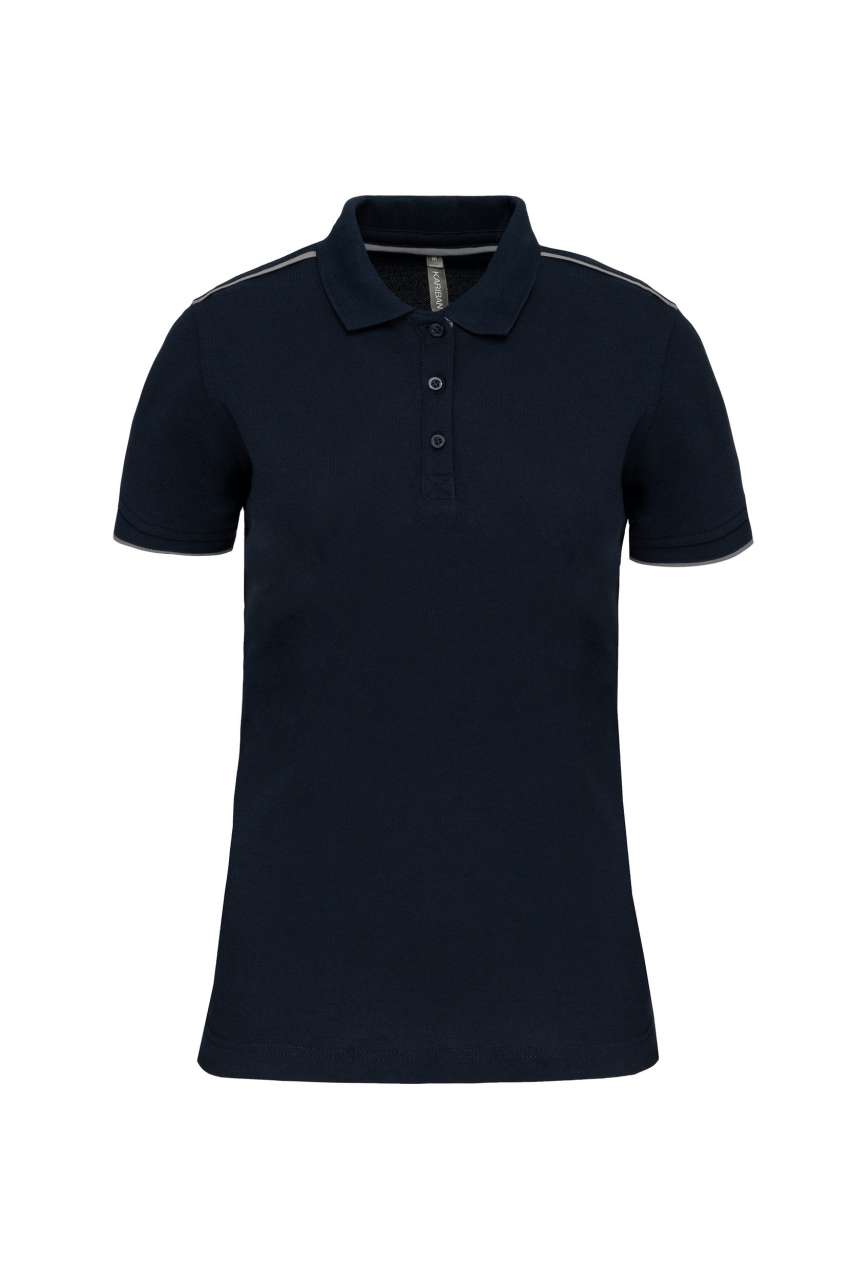 LADIES' SHORT-SLEEVED CONTRASTING DAYTODAY POLO SHIRT - Image 5