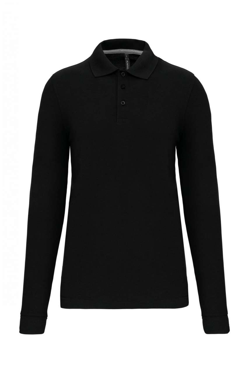 MEN'S LONG-SLEEVED POLO SHIRT - Image 4